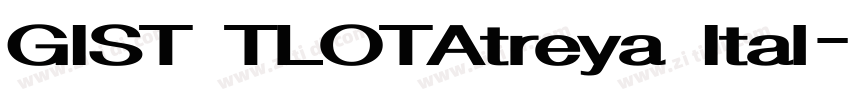 GIST TLOTAtreya Ital字体转换
